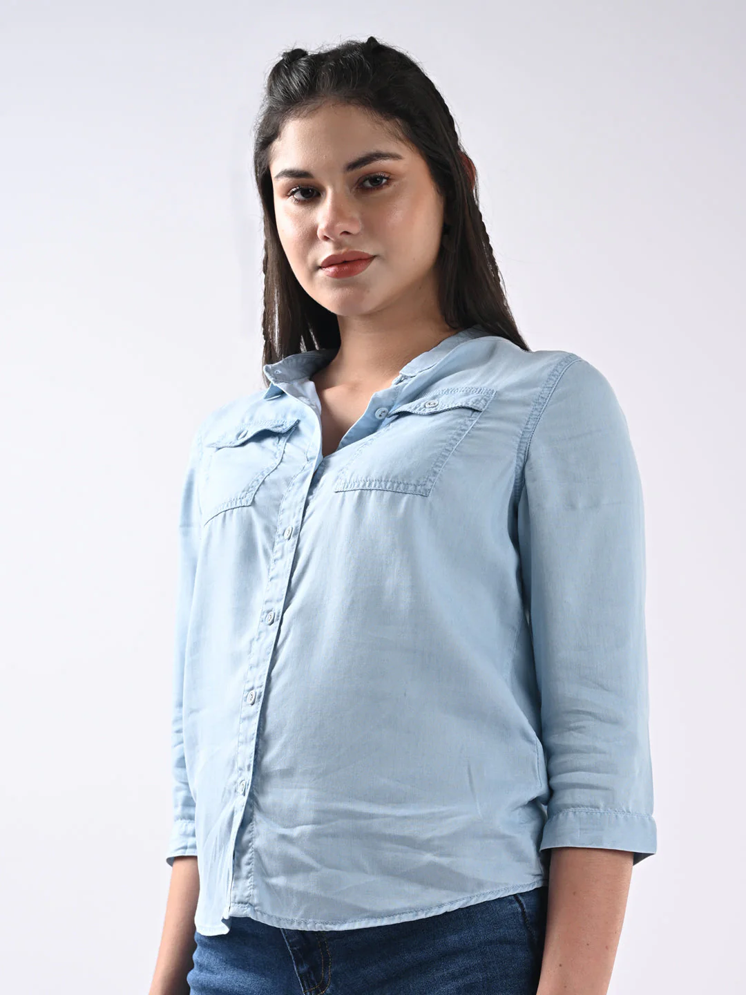 Women Solid Shirt - Image 5
