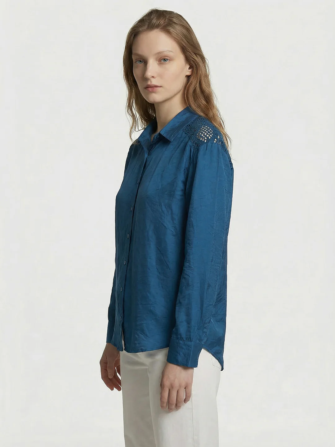 Women Star Sapphire Oversized Shirt - Image 3
