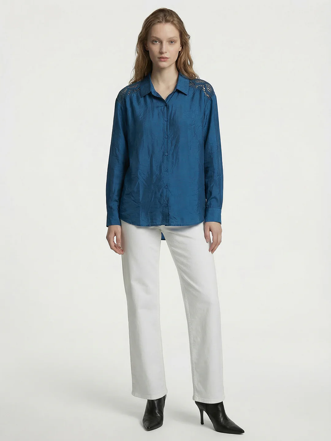 Women Star Sapphire Oversized Shirt - Image 4