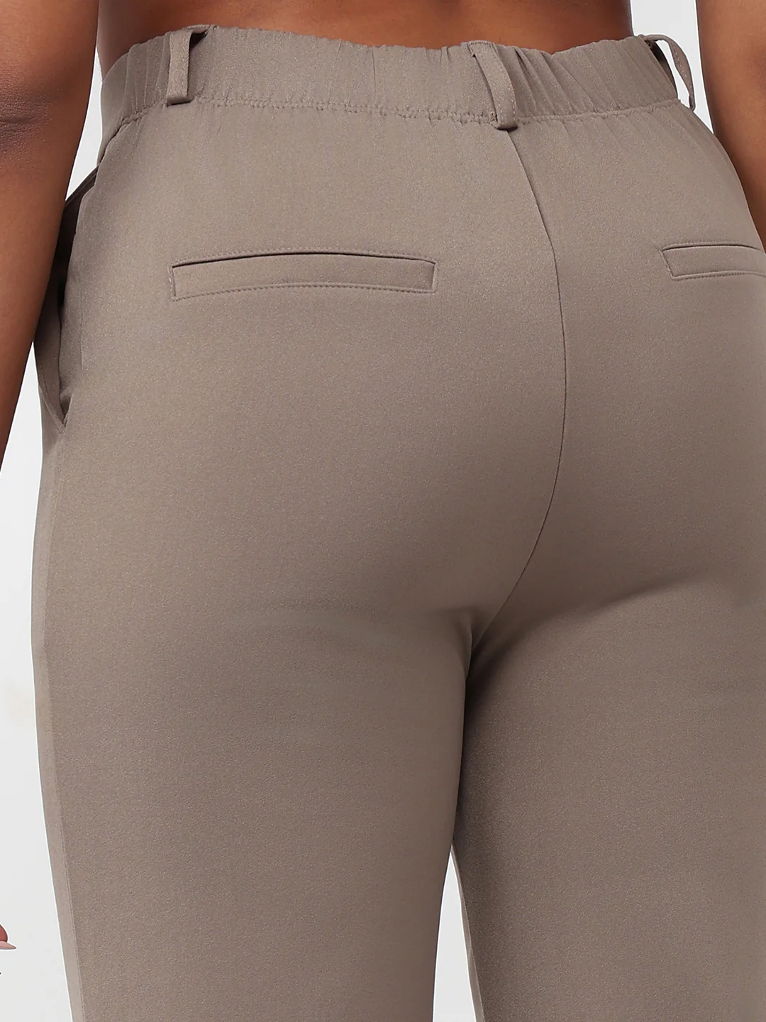 Women Stone High-Rise Straight Fit Korean Pants - Image 7
