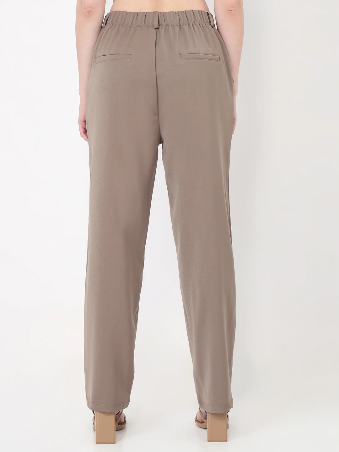 Women Mouse High-Rise Straight Fit Korean Pants - Image 3