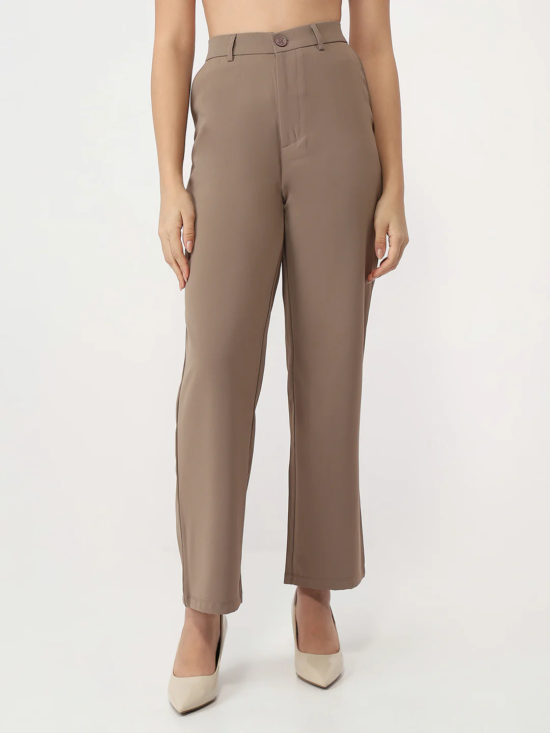 Women Stone Loose Straight Fit Korean Pants - Image 2