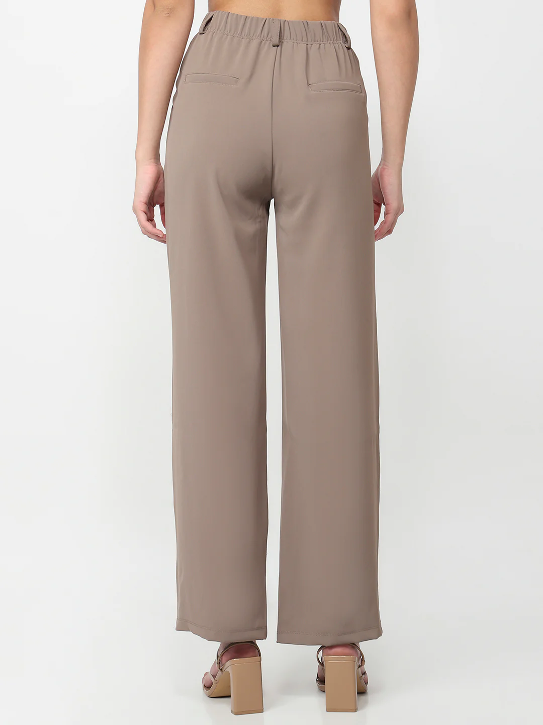 Women Stone Wide Leg Korean Pants - Image 3