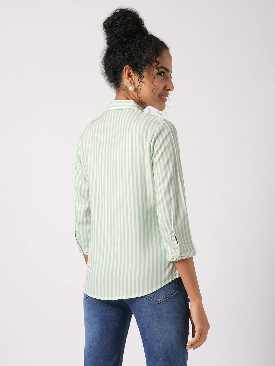 Women Striped Shirt - Image 3