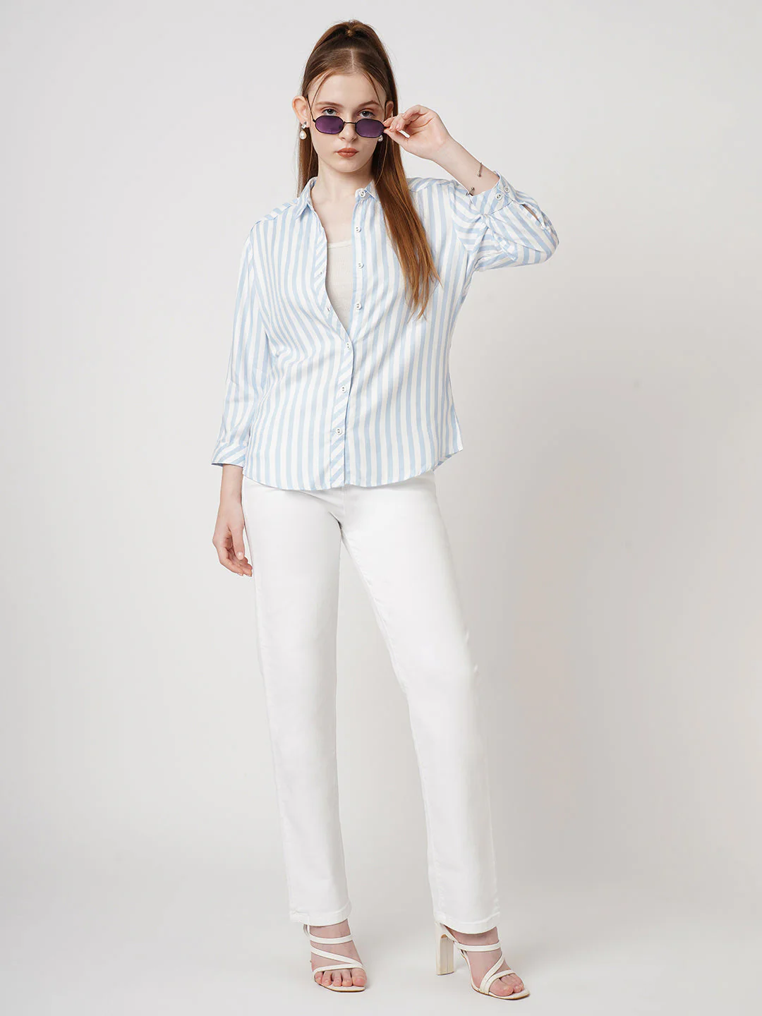 Women Striped Shirt - Image 2