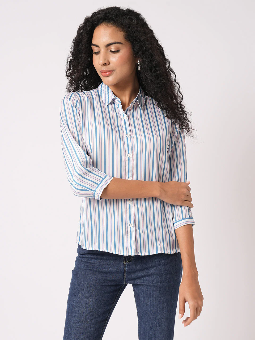 Women Striped Shirt