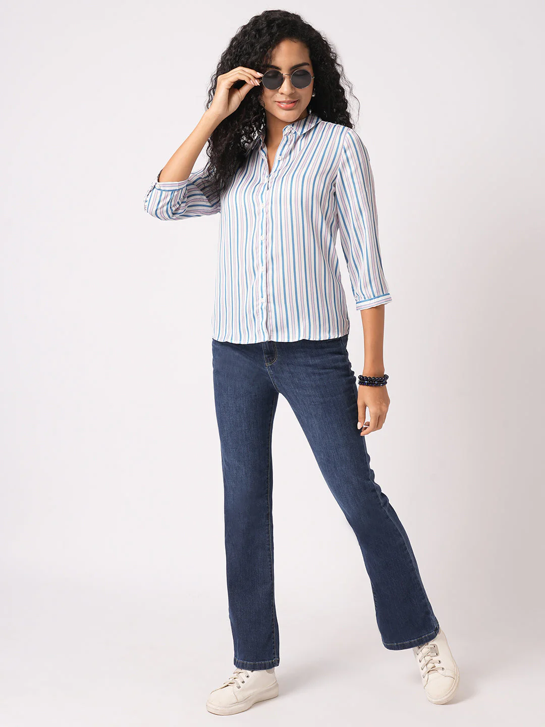 Women Striped Shirt - Image 2