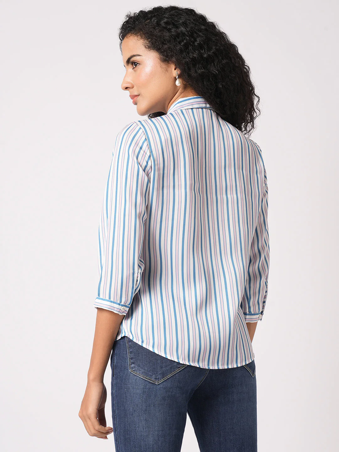 Women Striped Shirt - Image 3