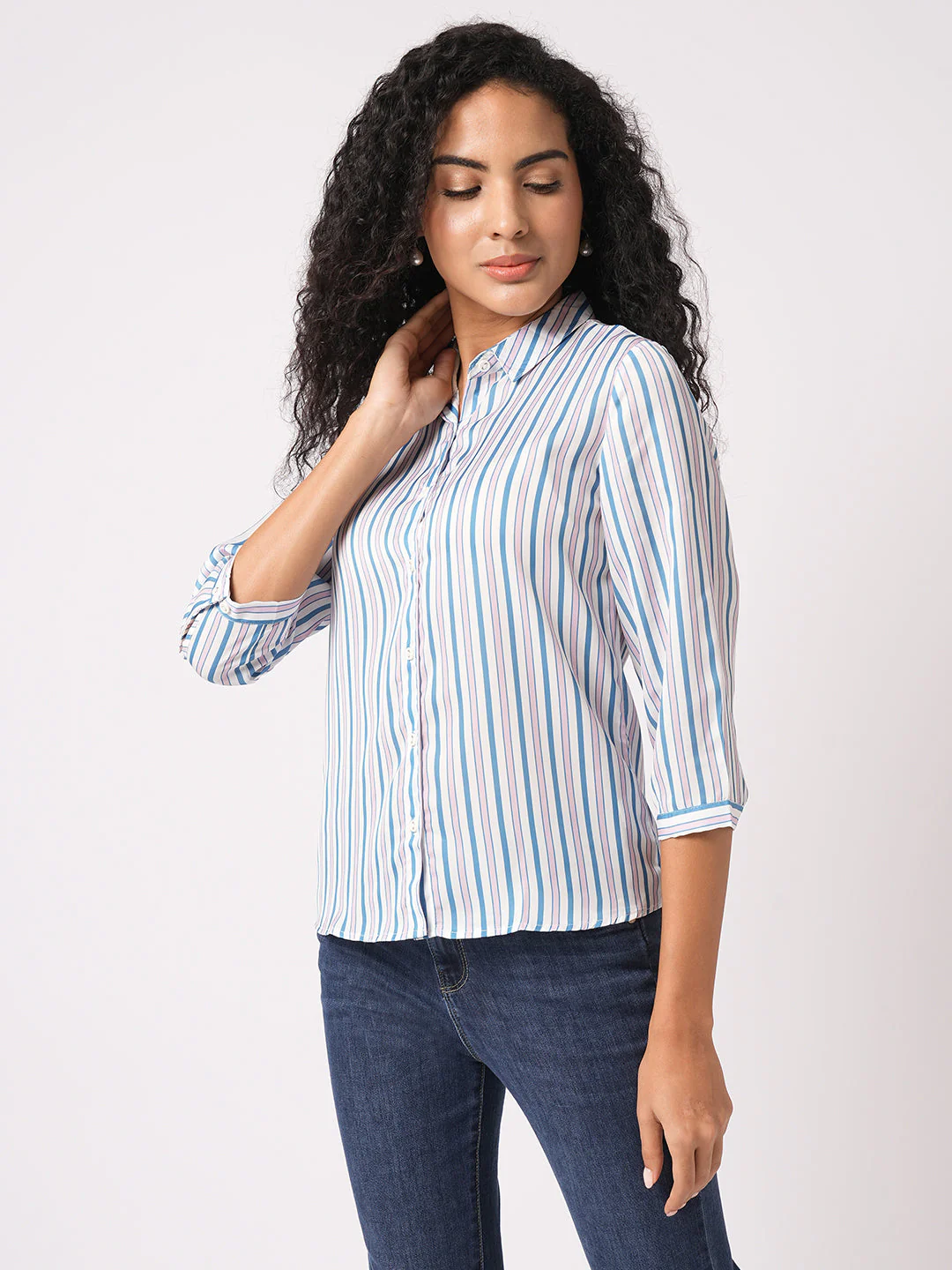 Women Striped Shirt - Image 5