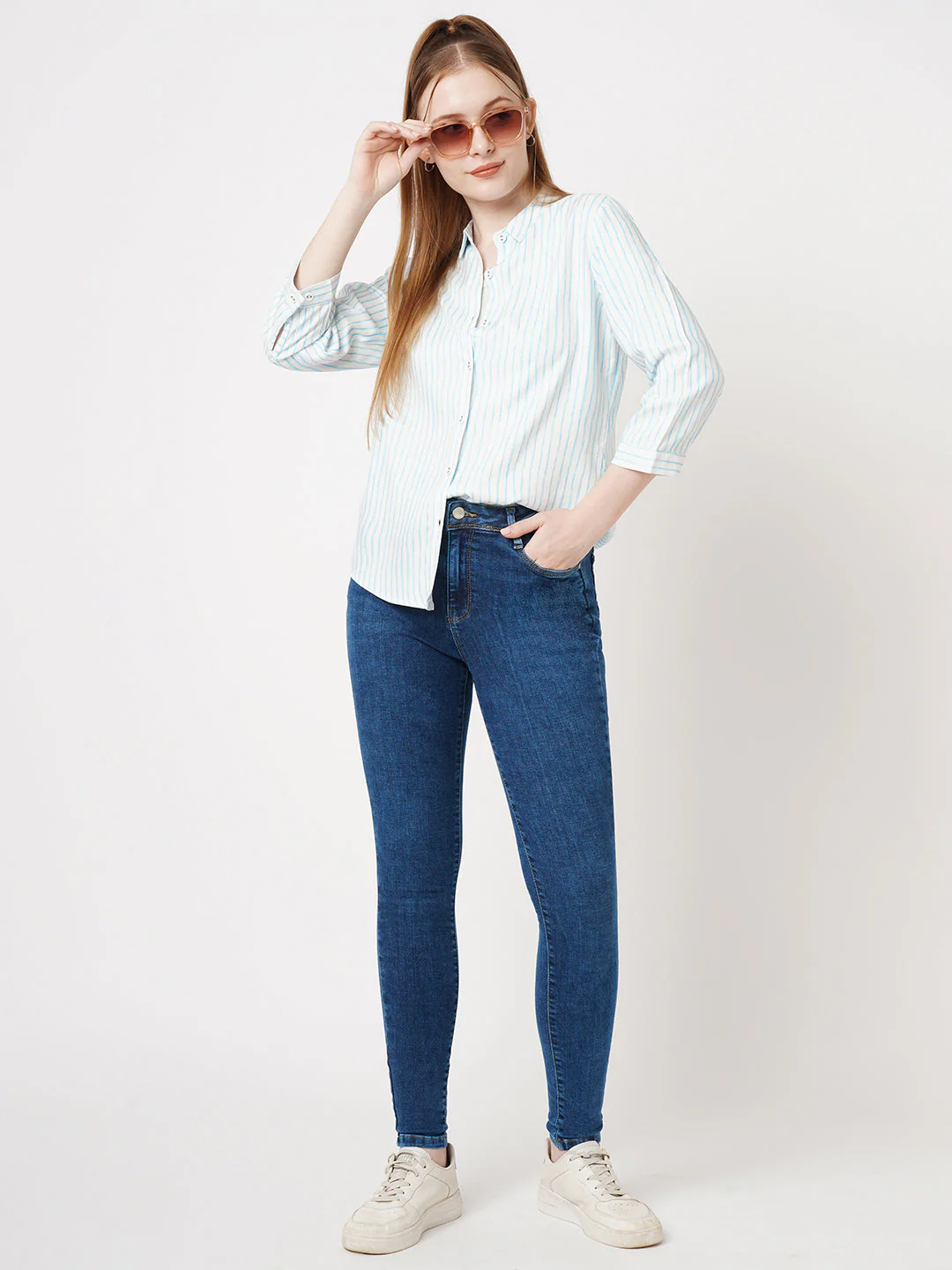 Women Striped Shirt - Image 2