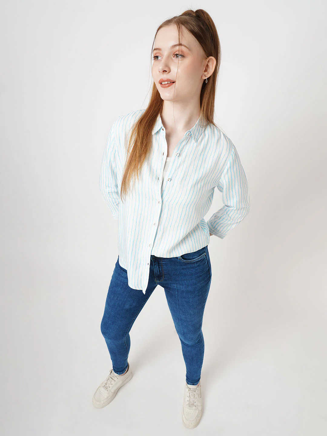 Women Striped Shirt - Image 4