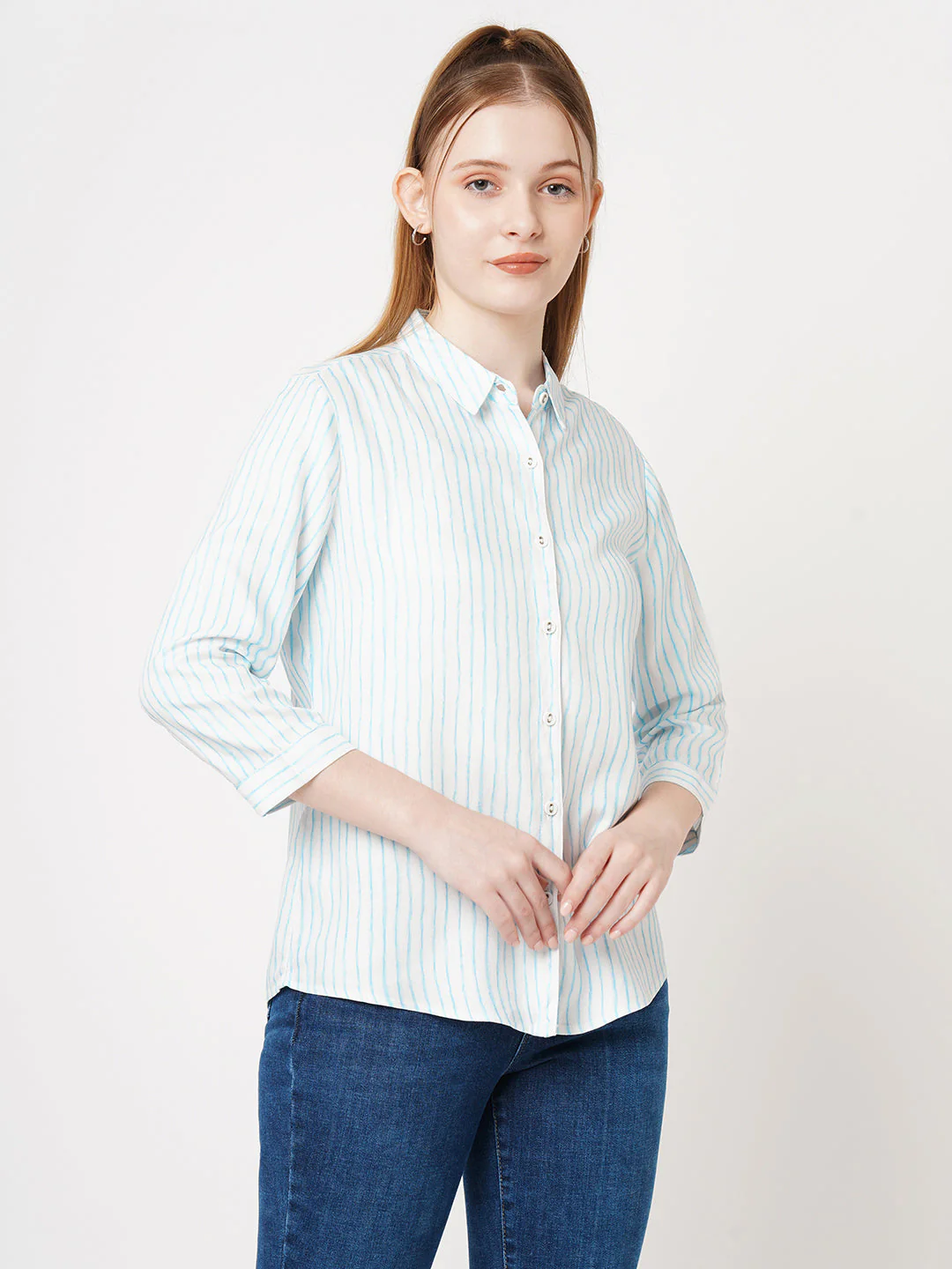 Women Striped Shirt - Image 5