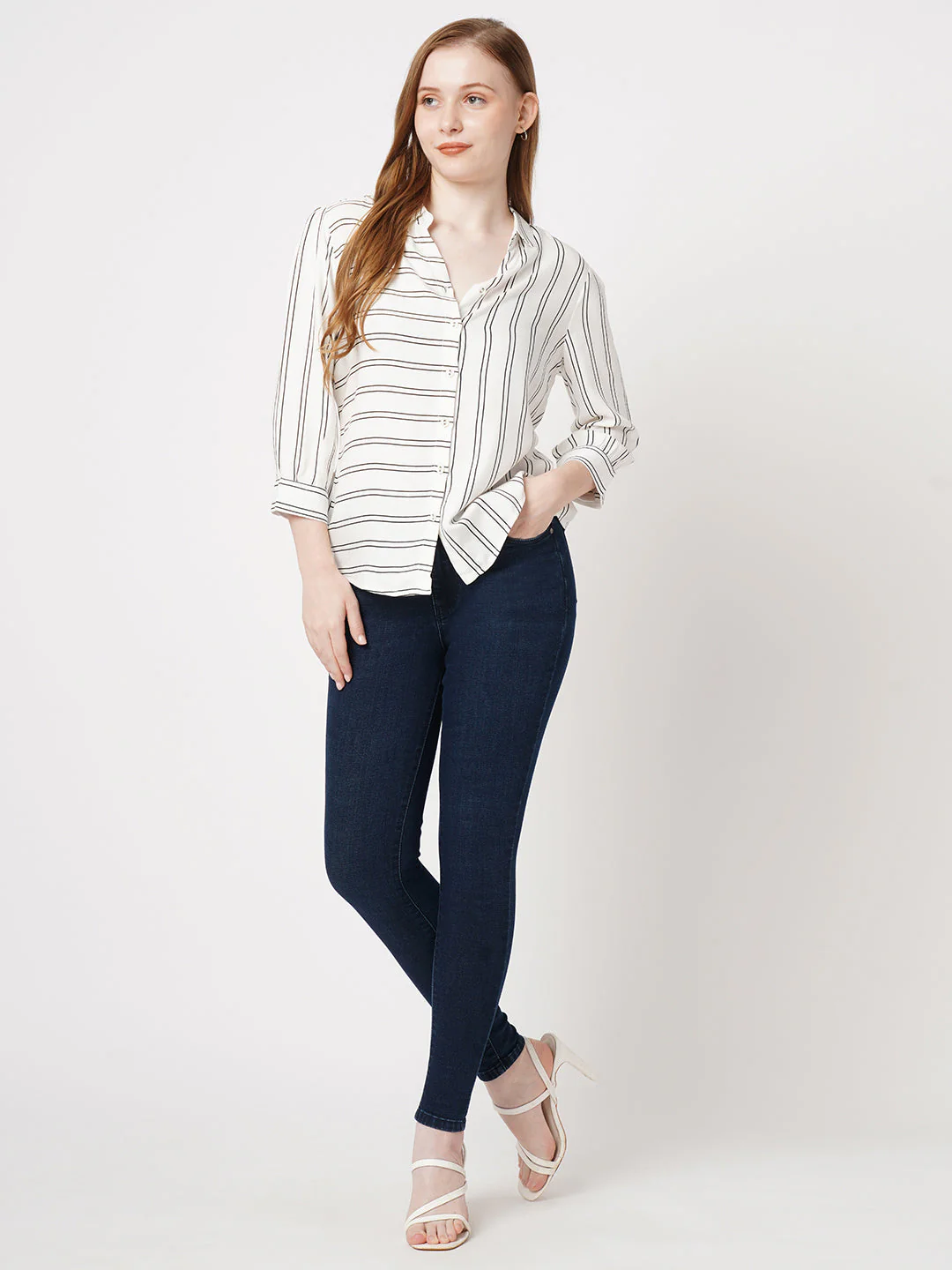 Women Striped Shirt - Image 2