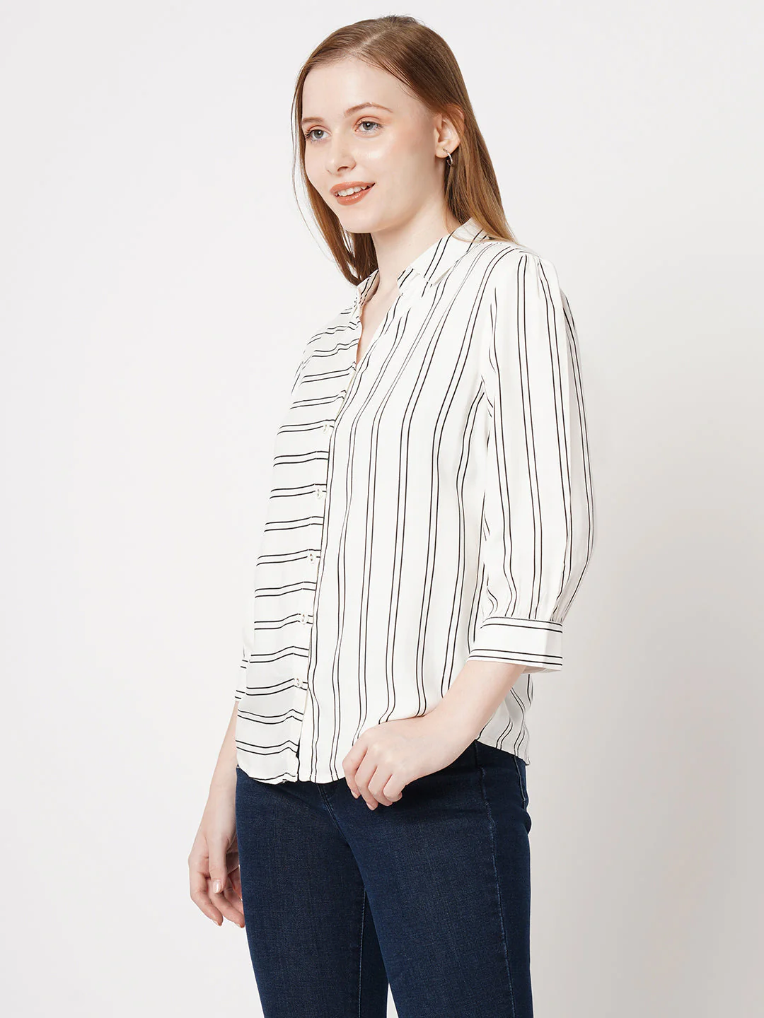 Women Striped Shirt - Image 5