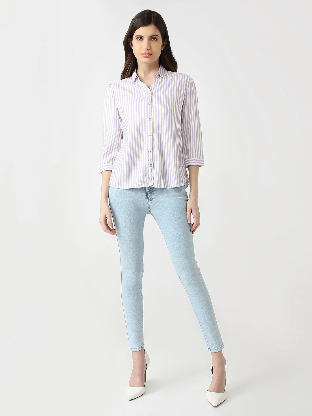 Women Striped Shirt - Image 2