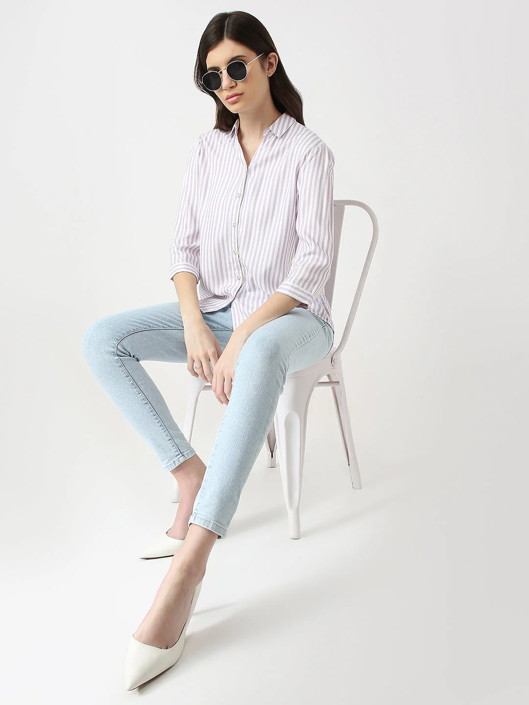 Women Striped Shirt - Image 4
