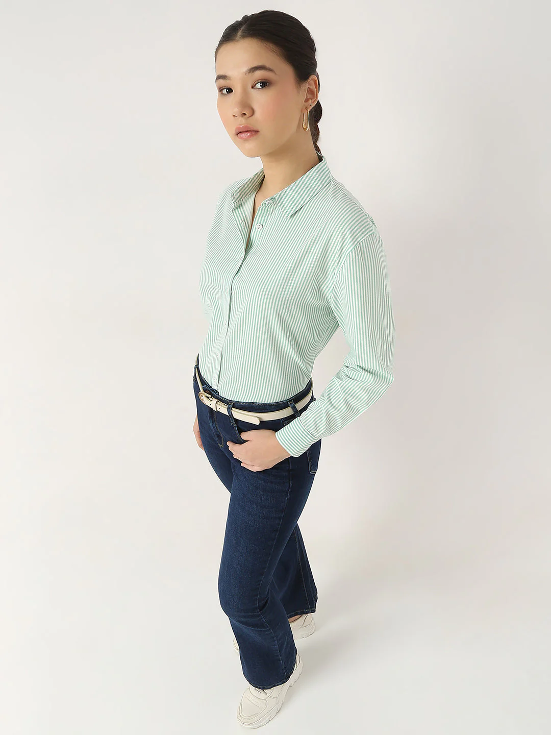 Women Striped Shirt - Image 3