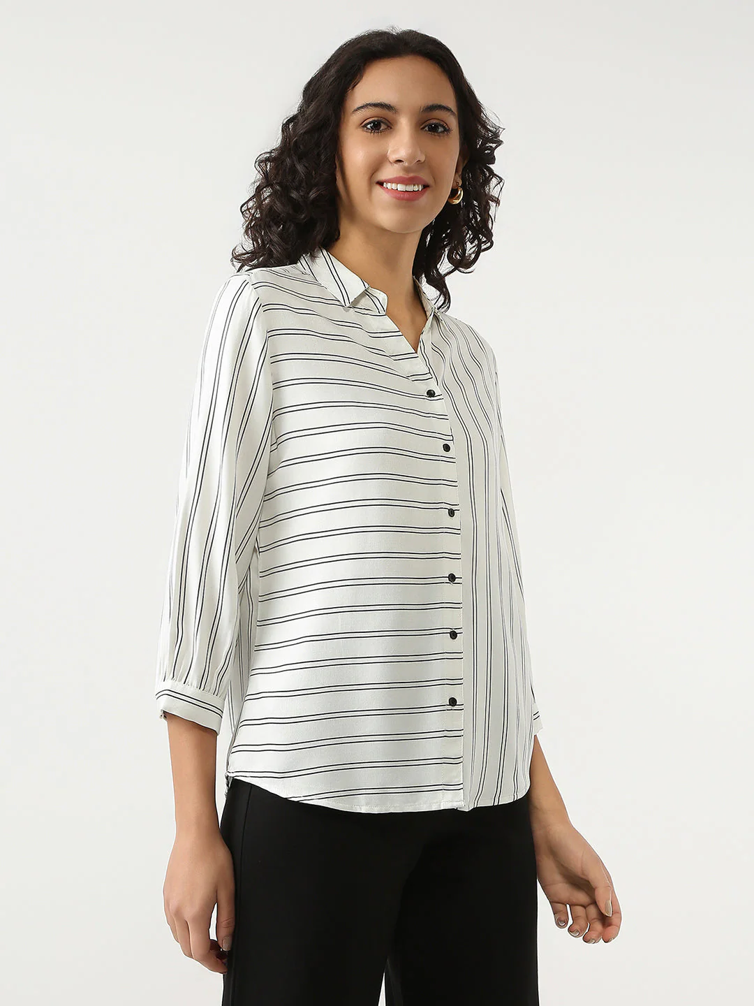 Women Striped Shirt - Image 6
