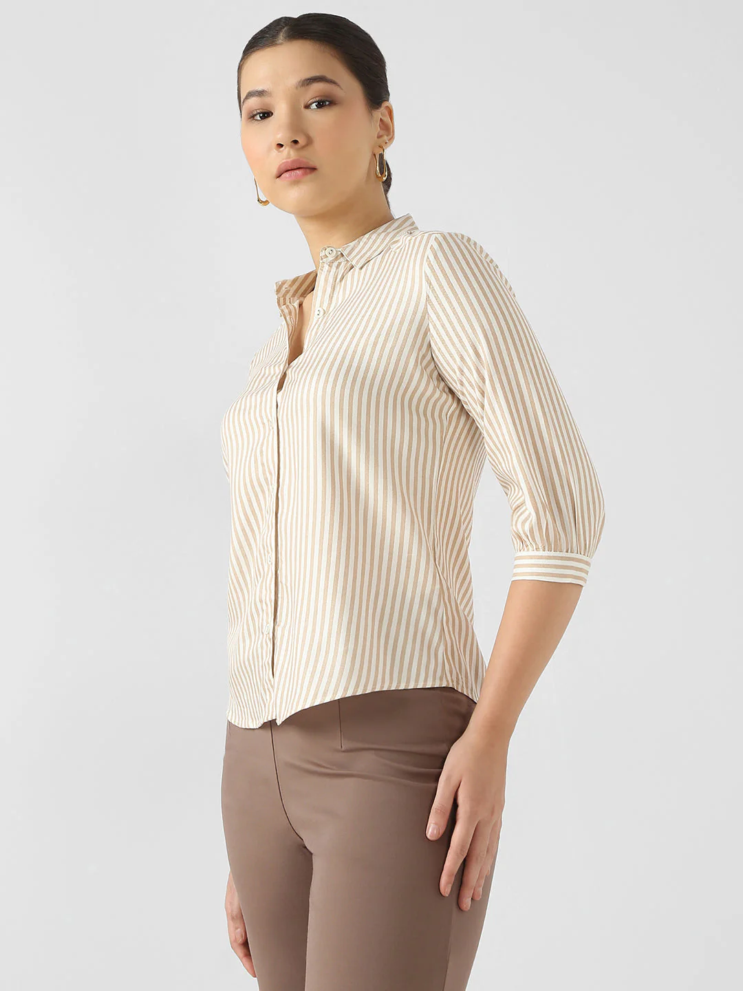 Women Striped Shirt - Image 4