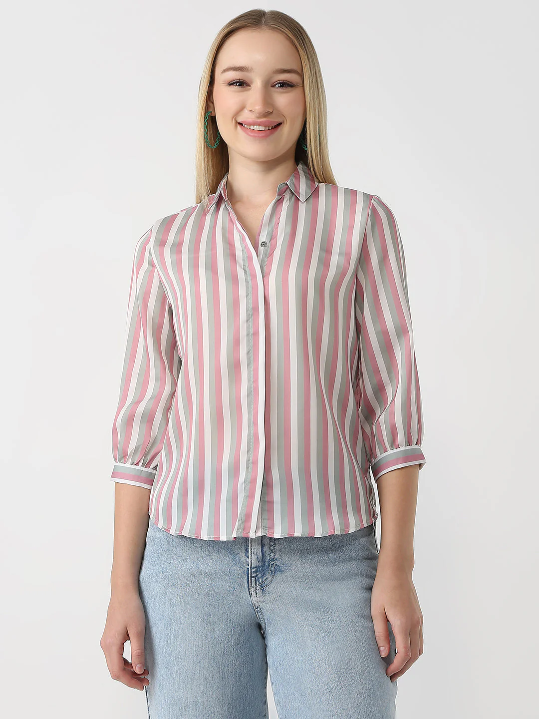 Women Striped Shirt