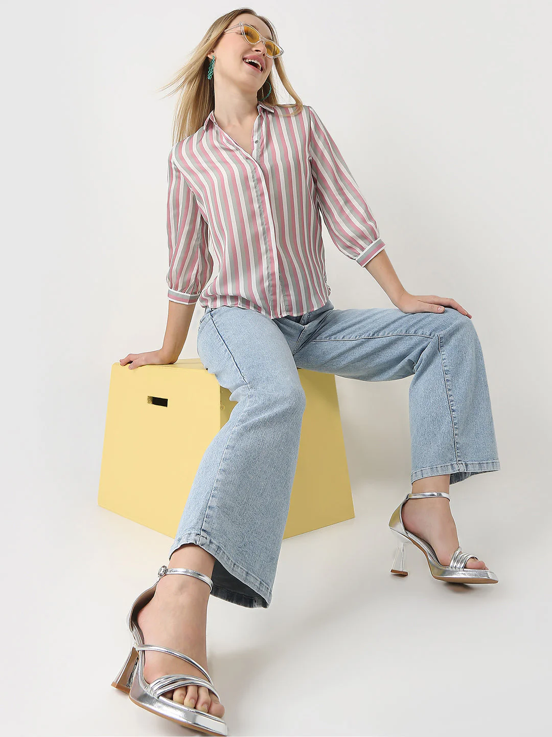 Women Striped Shirt - Image 2