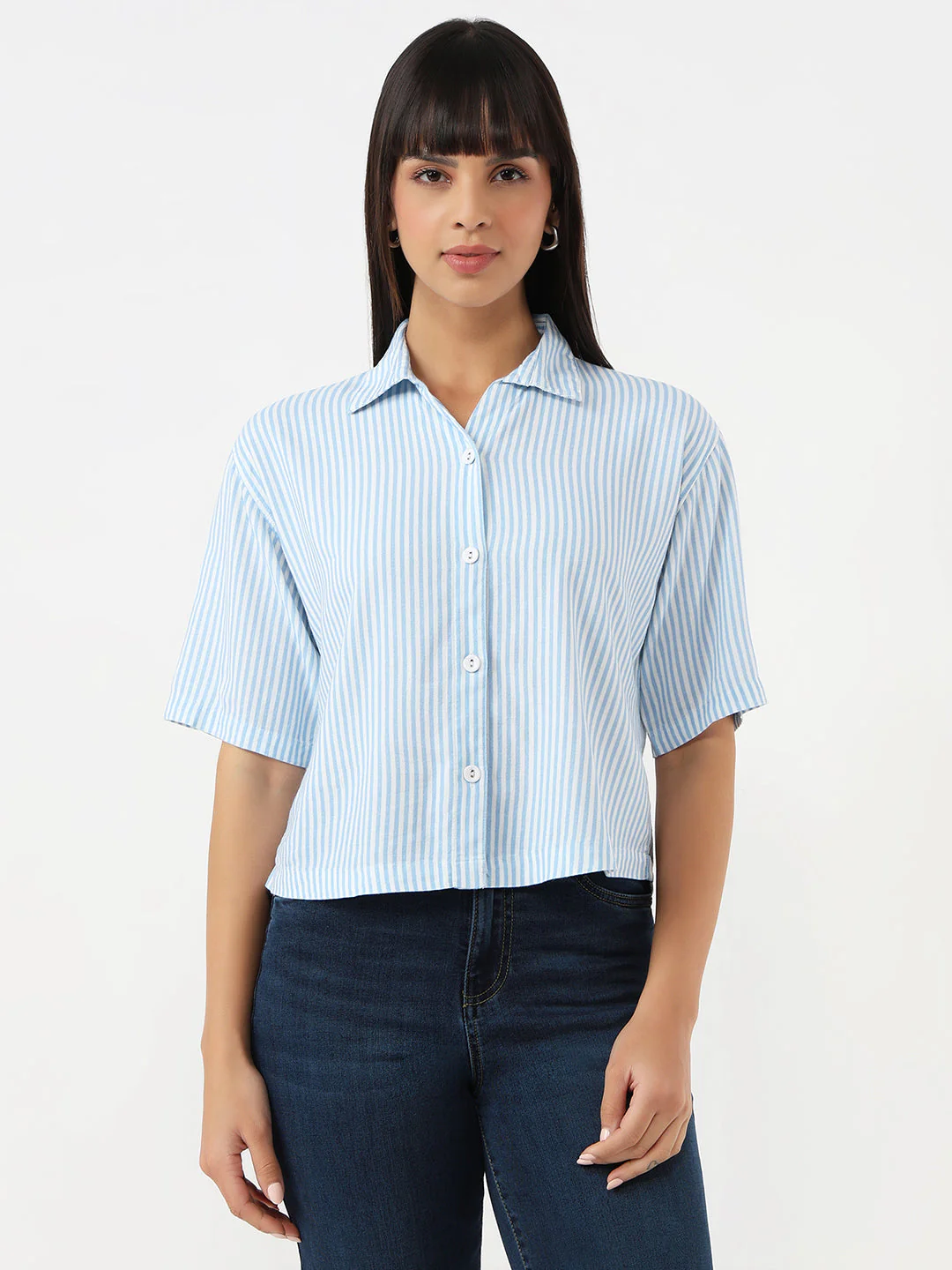 Women Striped Shirt - Image 2