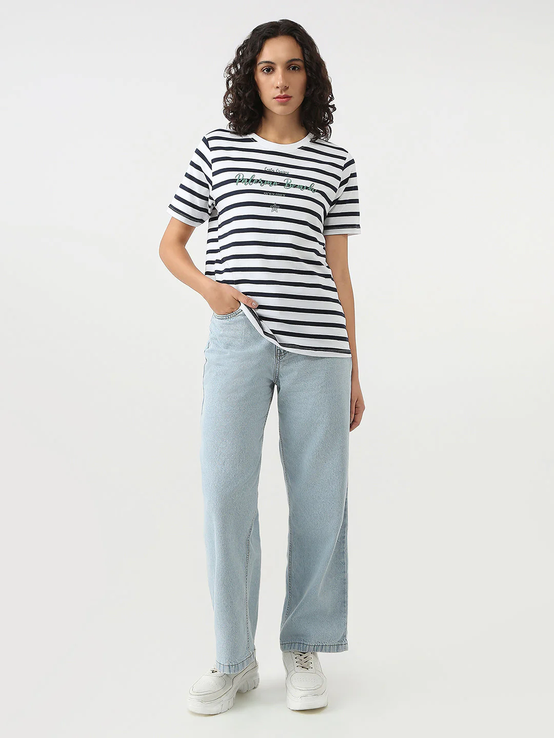 Women Striped T-Shirt - Image 2