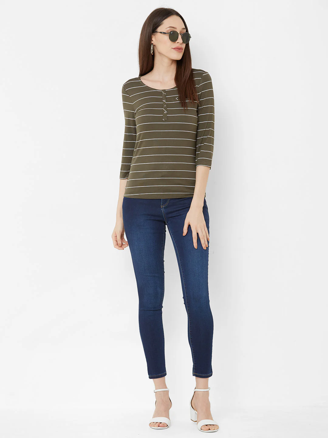 Women Striped T-Shirt - Image 2