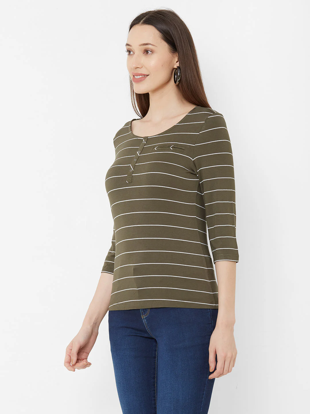 Women Striped T-Shirt - Image 4