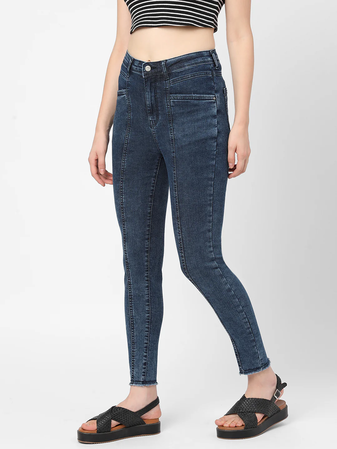 Women Super High-Rise Super Skinny Fit Jeans - Image 6