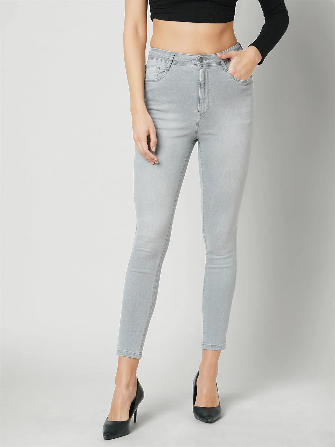 Women Super High-Rise Super Skinny Fit Jeans - Image 2