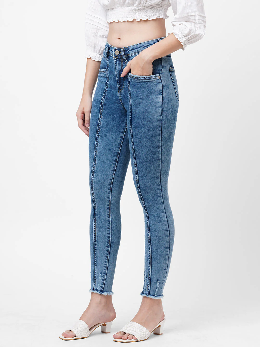 Women Super High-Rise Super Skinny Fit Jeans - Image 5