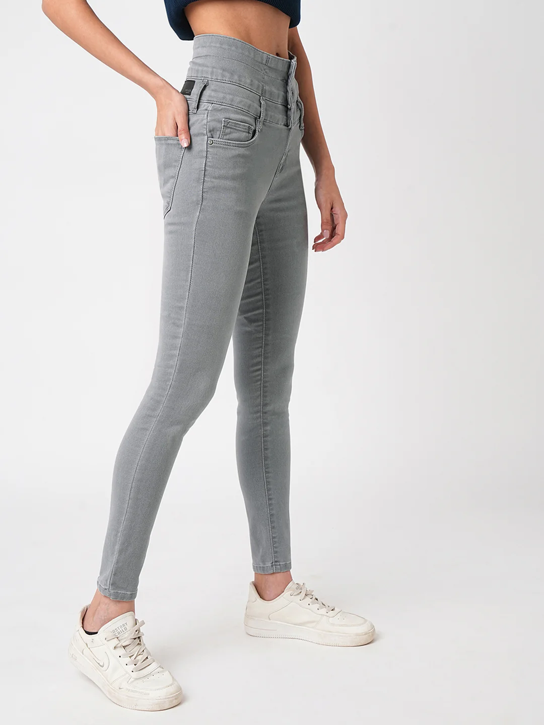 Women Super High-Rise Super Skinny Jeans - Image 5
