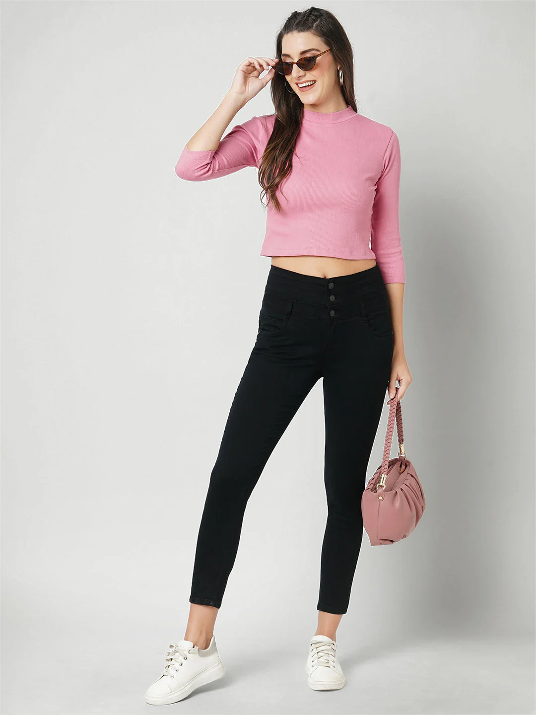 Women Super High-Rise Super Skinny Jeans - Image 4