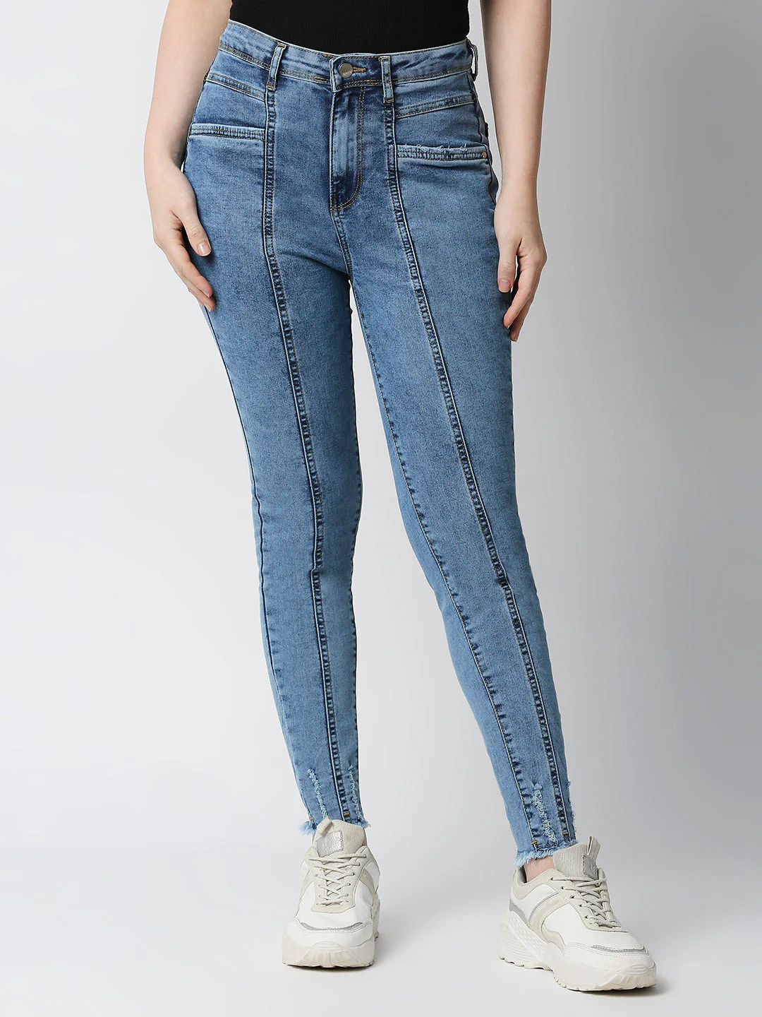 Women Super High-Rise Super Skinny Jeans - Image 2