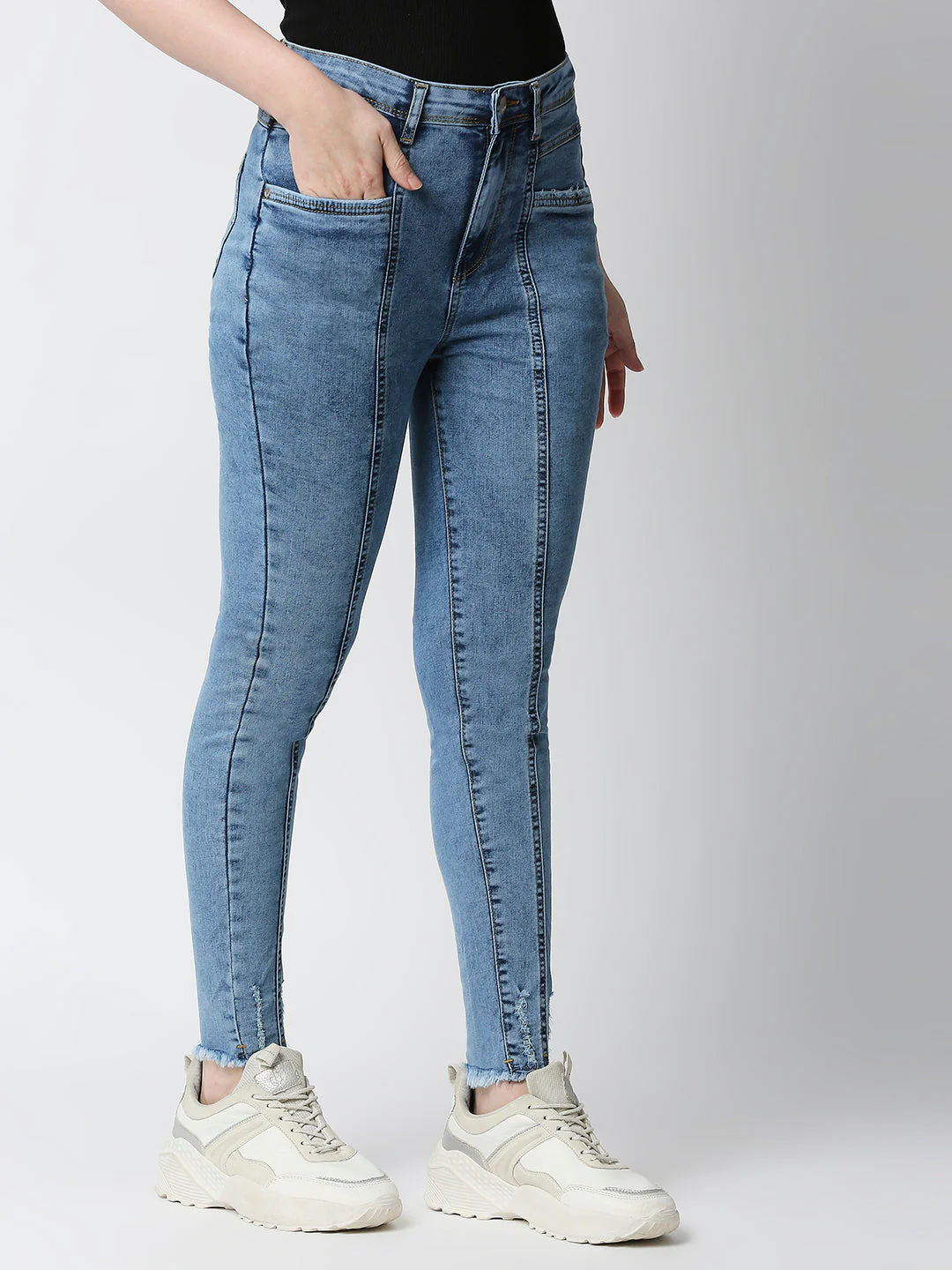Women Super High-Rise Super Skinny Jeans - Image 4