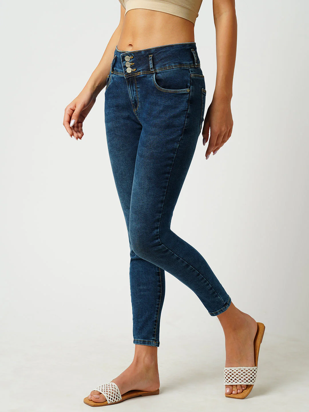 Women Super High-Rise Super Skinny Jeans - Image 5