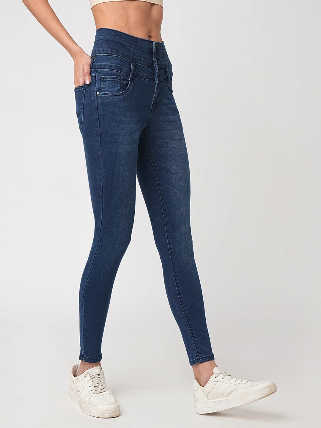 Women Super High-Rise Super Skinny Jeans - Image 6