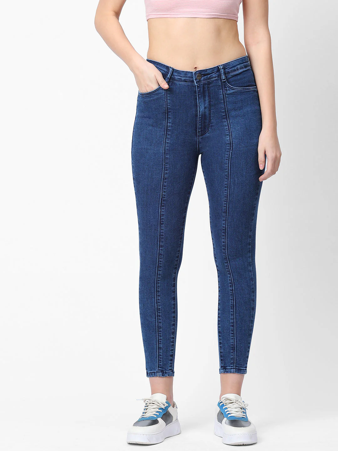 Women Super High-Rise Super Skinny Jeans - Image 2