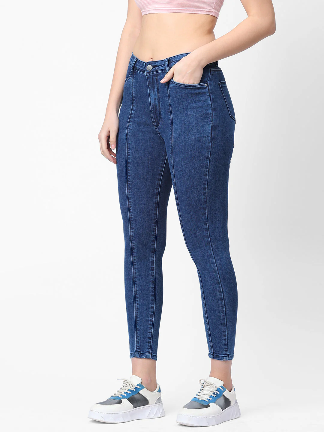 Women Super High-Rise Super Skinny Jeans - Image 6
