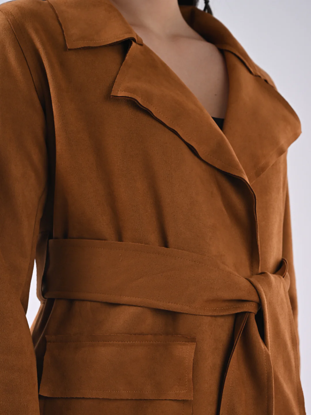 Women Tan Slim Fit Jacket - Image 5