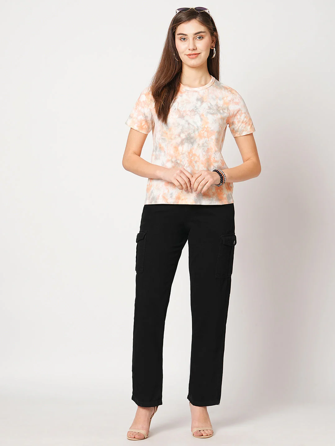 Women Tie & Dye Slim T-Shirt - Image 2