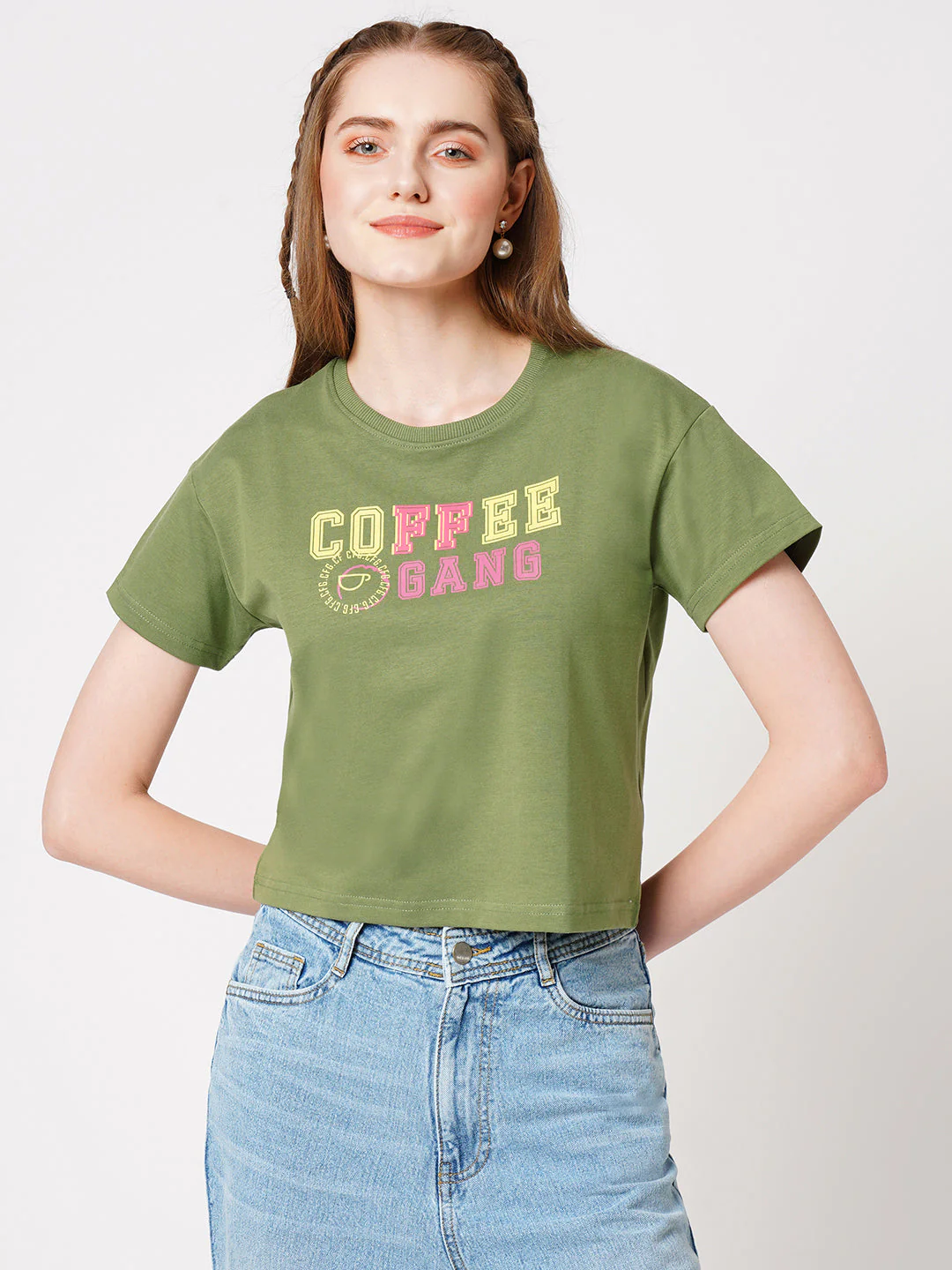 Women Typography Athleisure Top