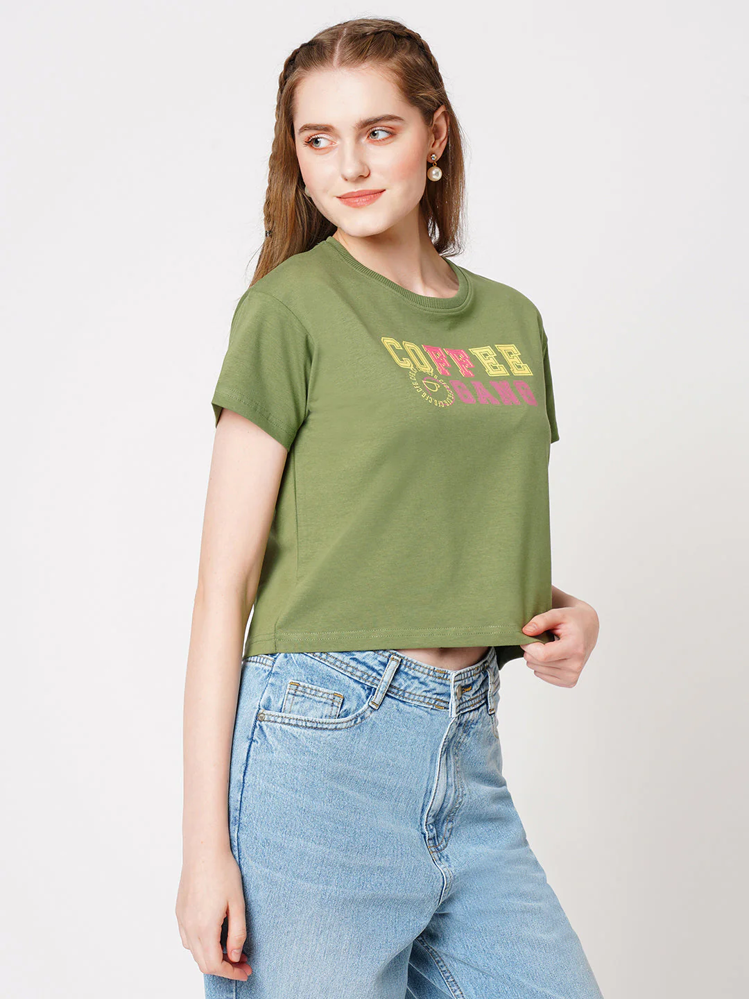Women Typography Athleisure Top - Image 5