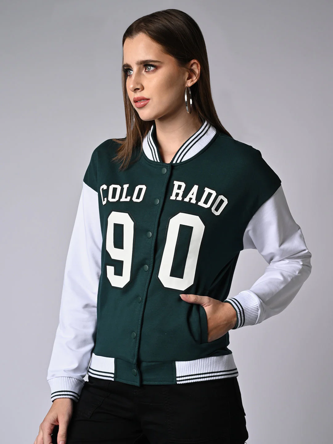 Women Varsity Jacket - Image 4
