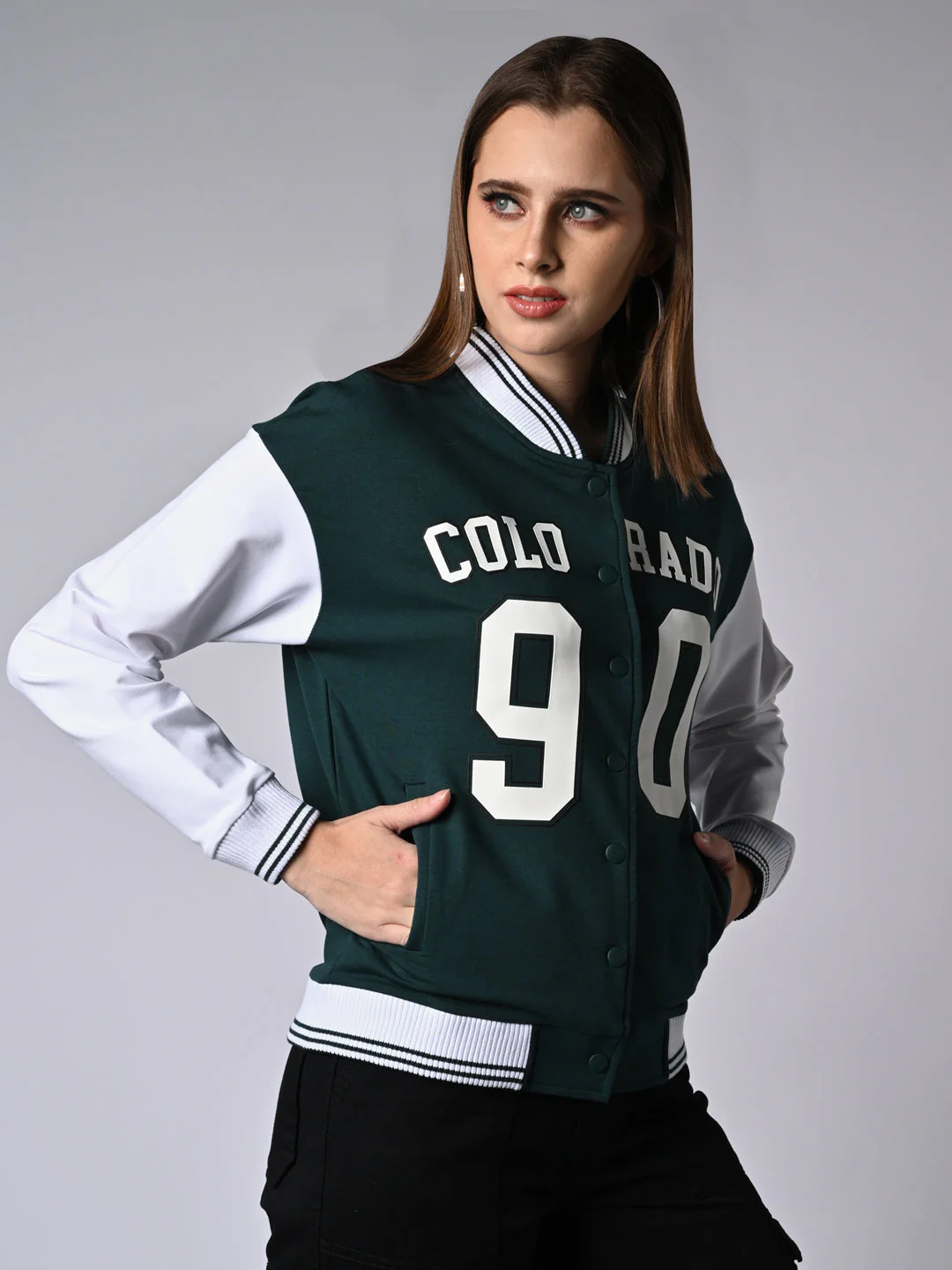Women Varsity Jacket - Image 5