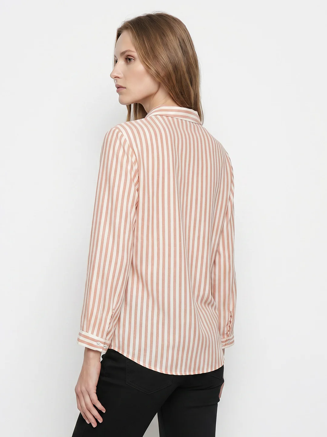 Women White/Brick Shirt - Image 3