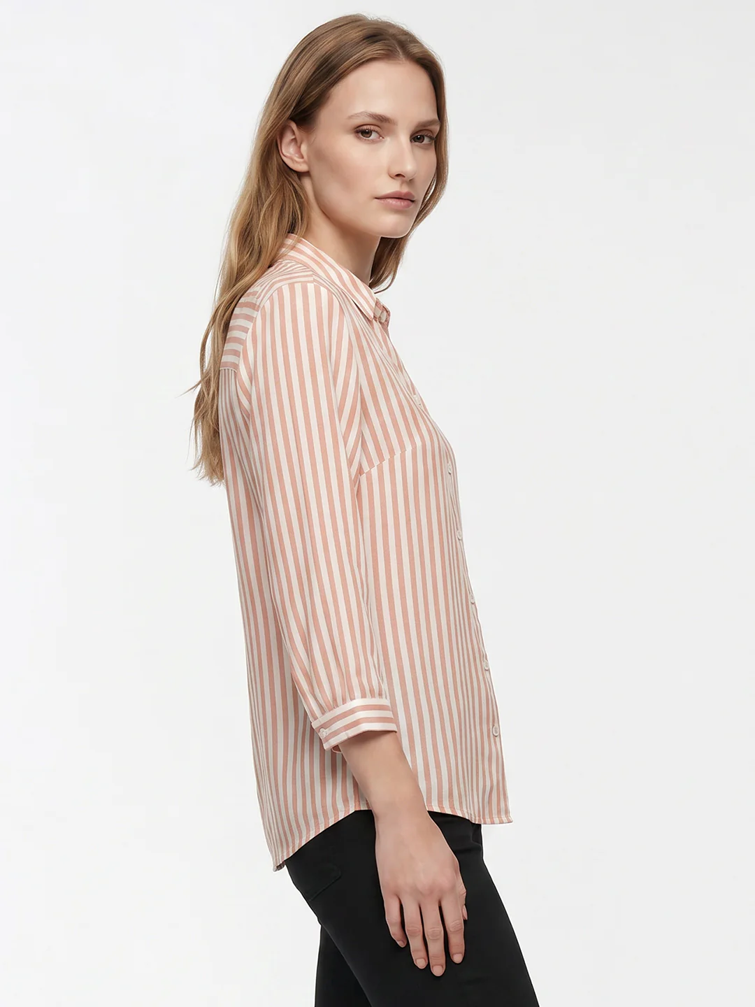 Women White/Brick Shirt - Image 5