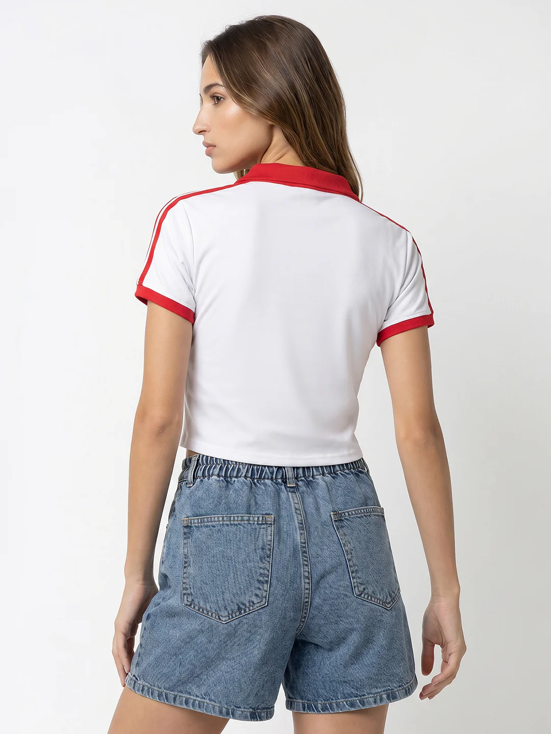 Women White Genz Tees - Image 3