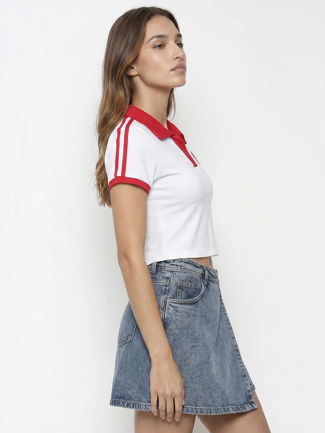 Women White Genz Tees - Image 5